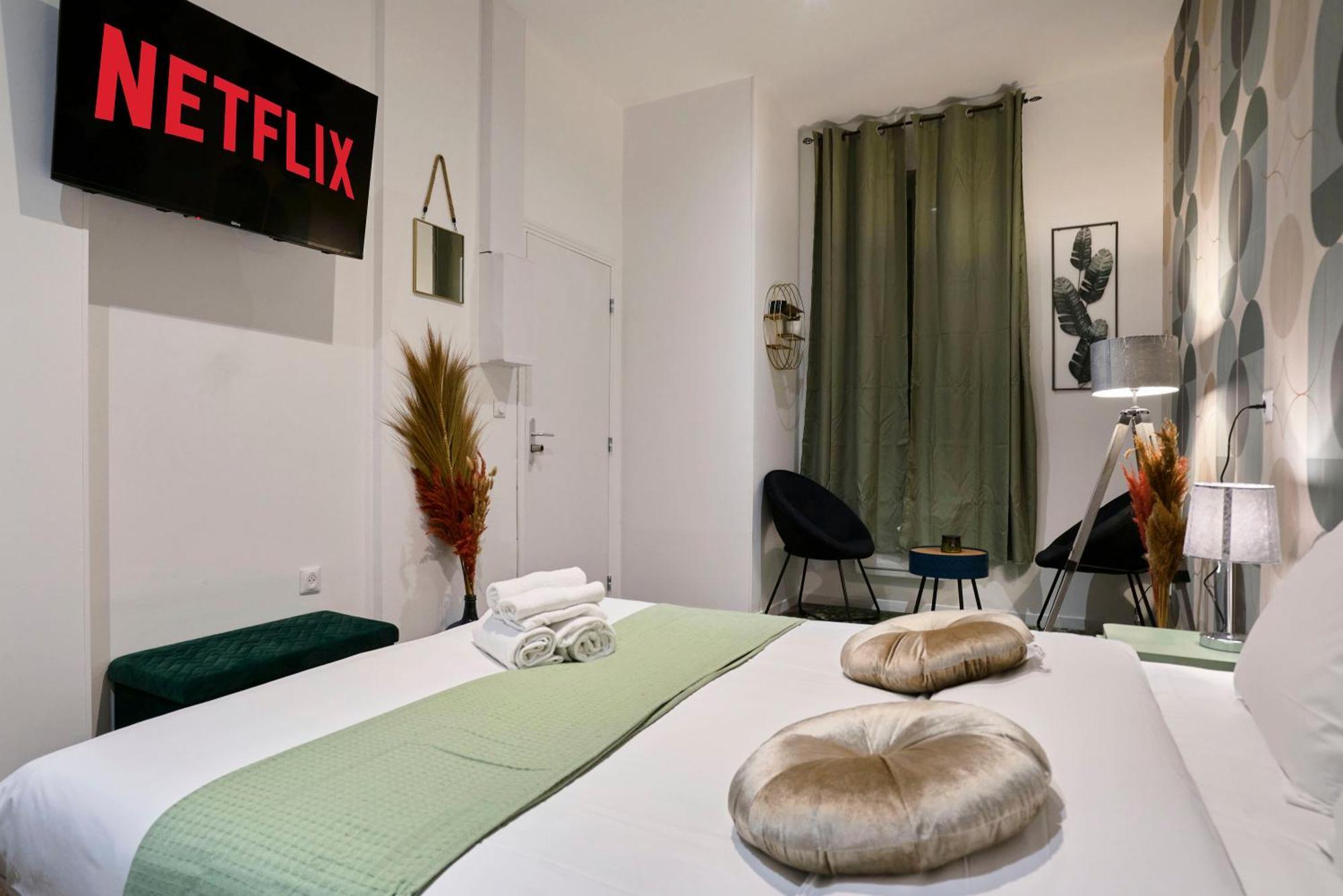 Ng Prestige - Miln 1 - Balneo - Wifi & Netflix Apartment Roubaix Bagian luar foto